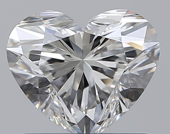 1 CaratG-VVS1 - Cut Heart Diamond