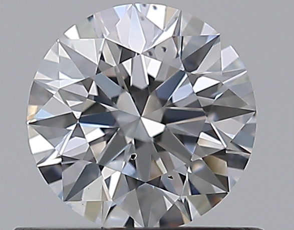 0.59 CaratD-SI1 EX Cut Round Diamond