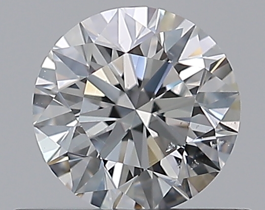 0.49 CaratF-SI2 EX Cut Round Diamond
