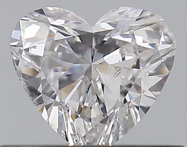 0.4 CaratD-SI2 - Cut Heart Diamond