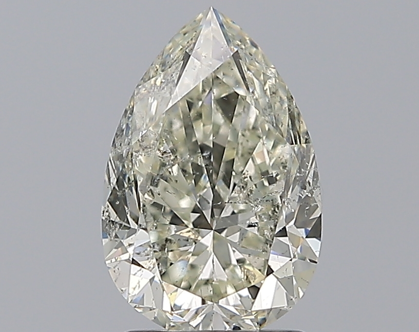 1.9 CaratJ-SI2 - Cut Pear Diamond