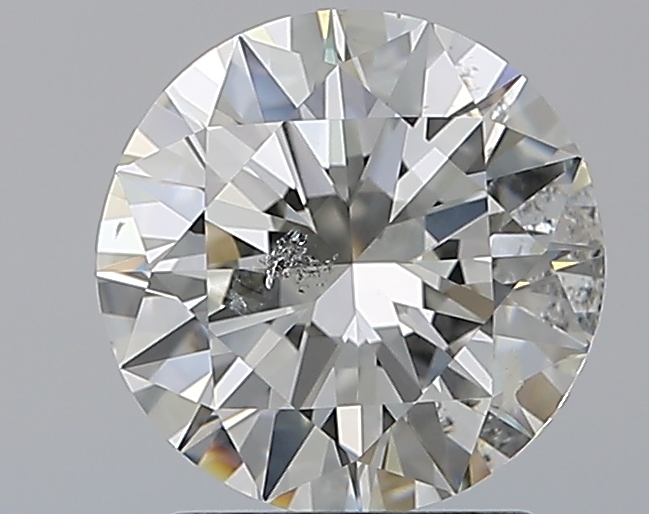 2 CaratH-SI2 EX Cut Round Diamond