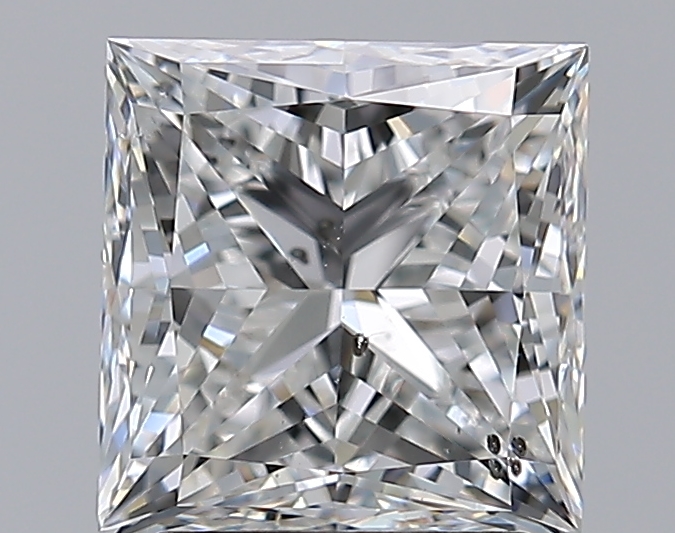 2.71 CaratF-SI2 - Cut Princess Diamond