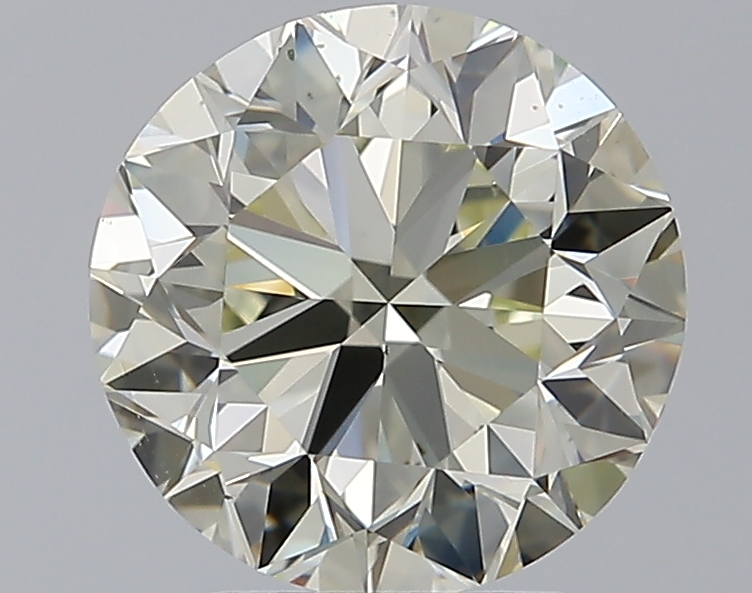 3 CaratO-P-VS2 VG Cut Round Diamond
