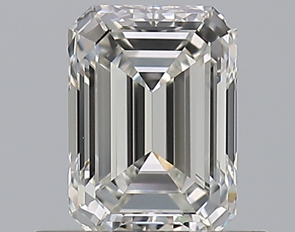 0.59 CaratH-VVS2 - Cut Emerald Diamond