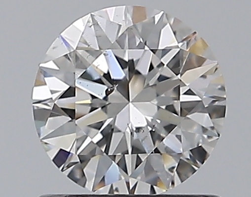 0.8 CaratF-SI2 EX Cut Round Diamond