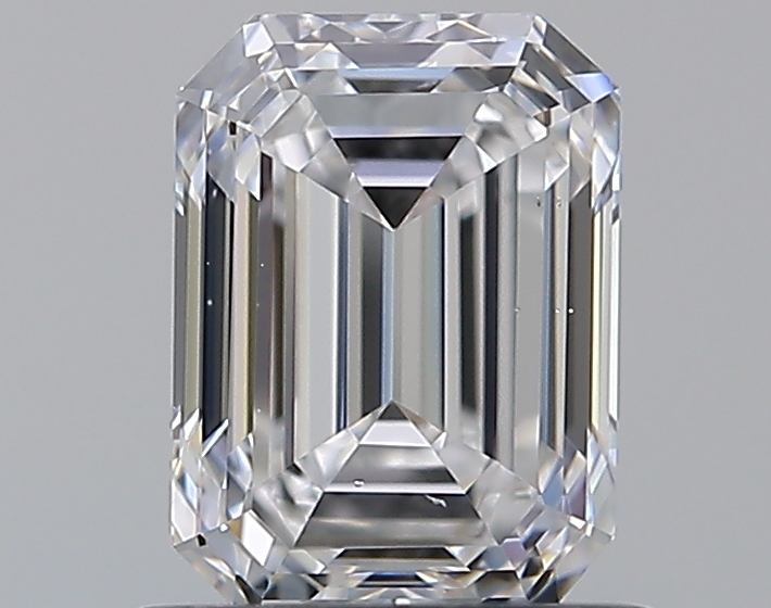 1 CaratD-VS2 - Cut Emerald Diamond