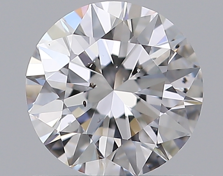 0.96 CaratD-SI1 EX Cut Round Diamond