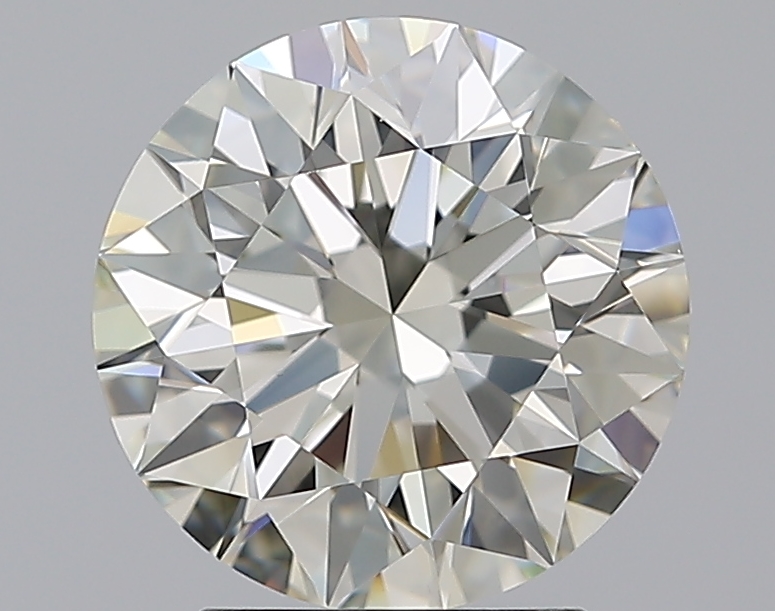 2.81 CaratL-VVS1 EX Cut Round Diamond