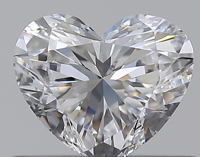 0.5 CaratD-VVS1 - Cut Heart Diamond