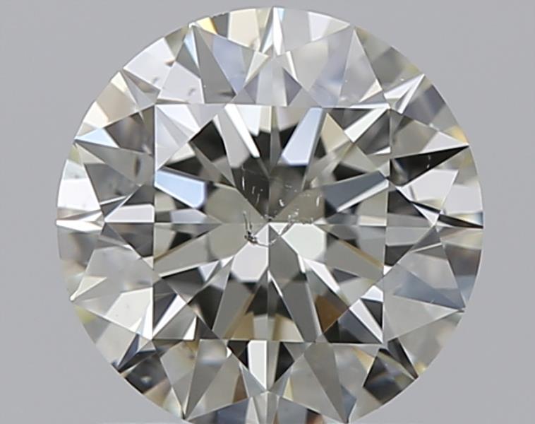 0.9 CaratL-SI2 EX Cut Round Diamond