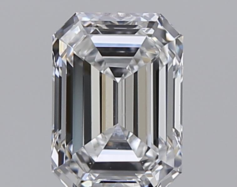 0.59 CaratE-VS1 - Cut Emerald Diamond