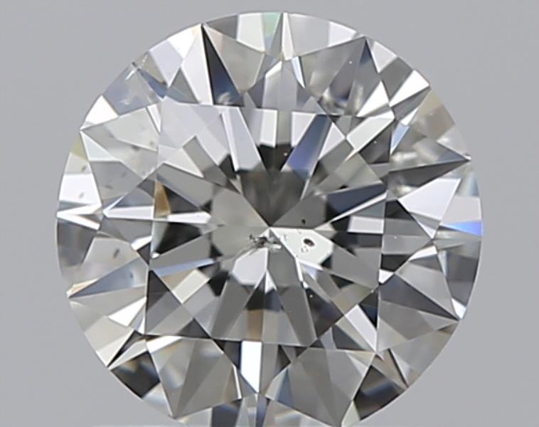 0.81 CaratJ-SI2 EX Cut Round Diamond