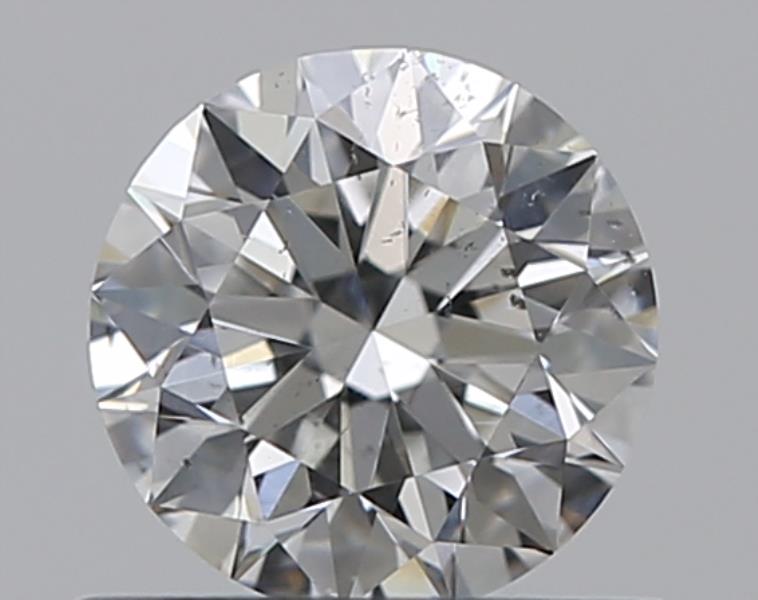 0.51 CaratF-SI2 EX Cut Round Diamond