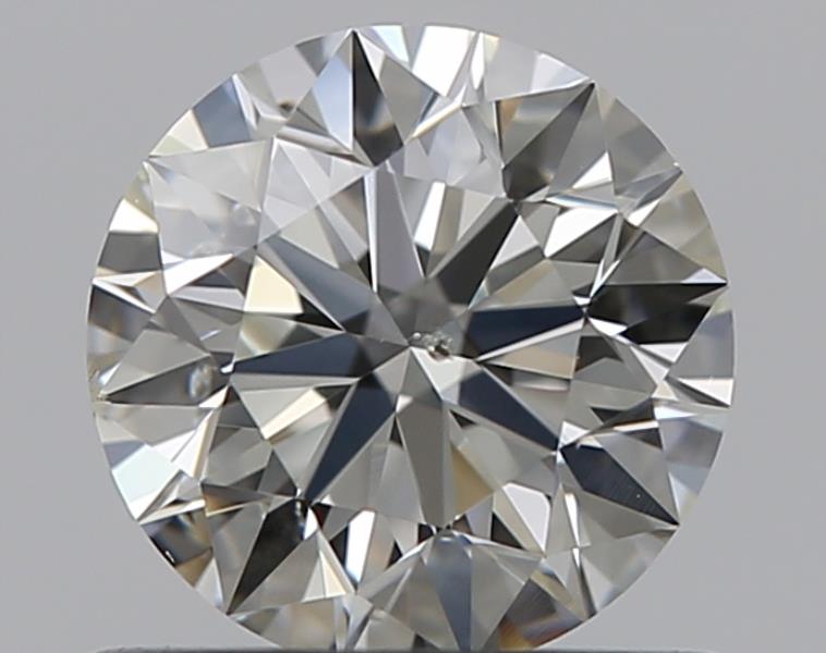 0.61 CaratJ-SI2 EX Cut Round Diamond
