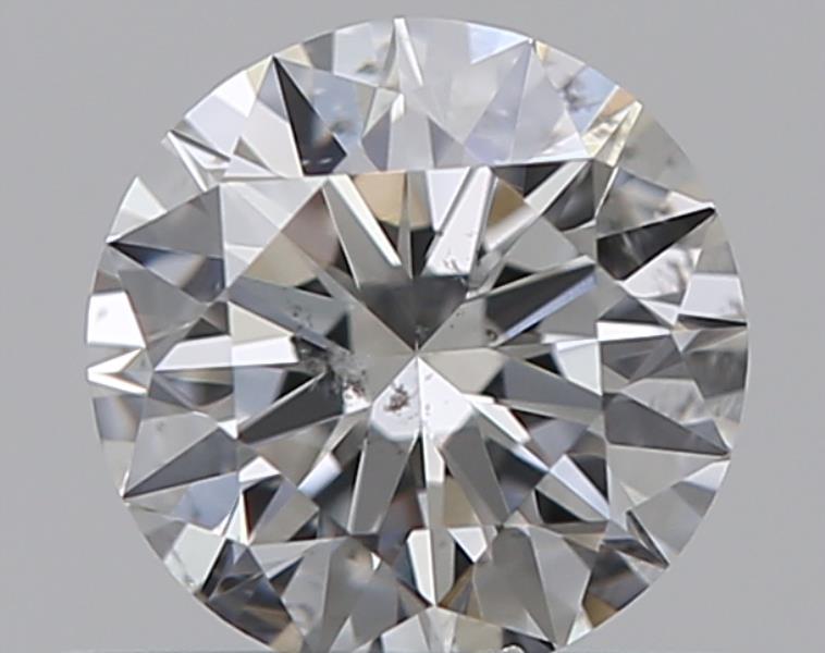 0.41 CaratF-SI2 EX Cut Round Diamond