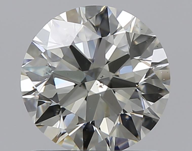 0.9 CaratL-SI1 EX Cut Round Diamond