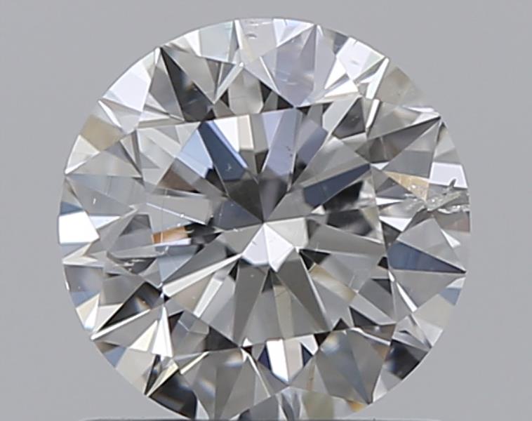 0.8 CaratF-SI2 EX Cut Round Diamond
