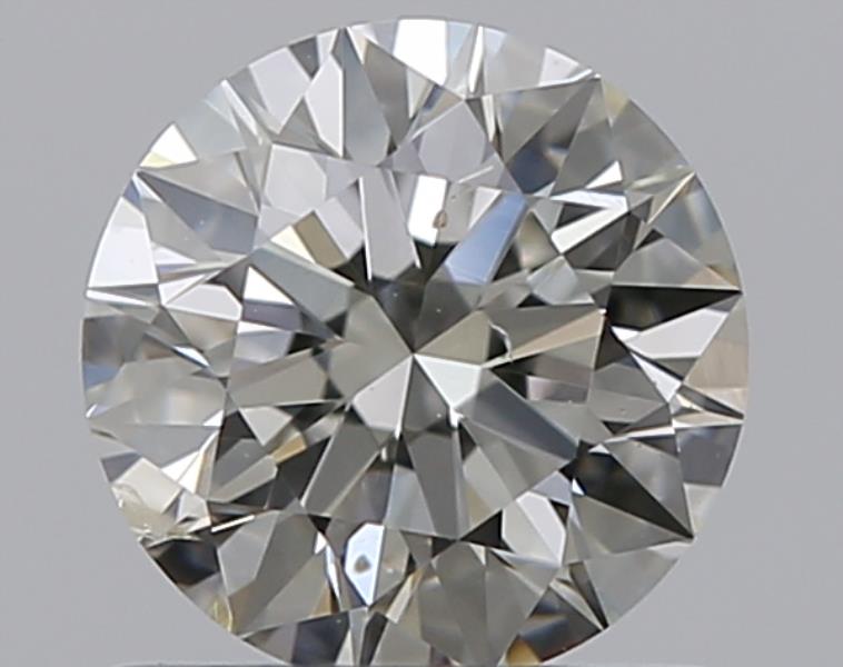 0.73 CaratJ-SI2 EX Cut Round Diamond