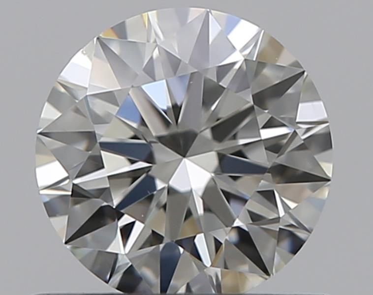 0.52 CaratI-SI1 EX Cut Round Diamond