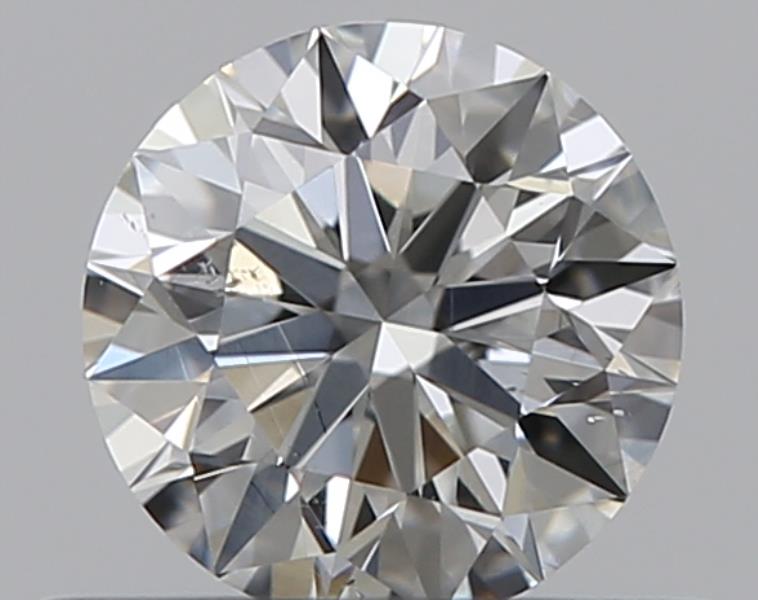 0.37 CaratF-SI1 EX Cut Round Diamond