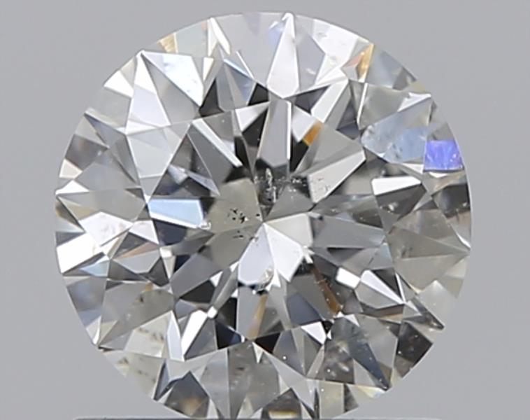 0.8 CaratJ-SI2 EX Cut Round Diamond