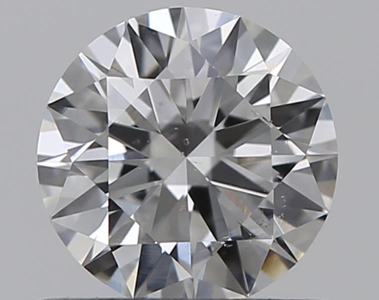 0.58 CaratE-SI1 EX Cut Round Diamond