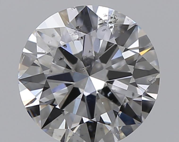 0.75 CaratE-SI2 EX Cut Round Diamond