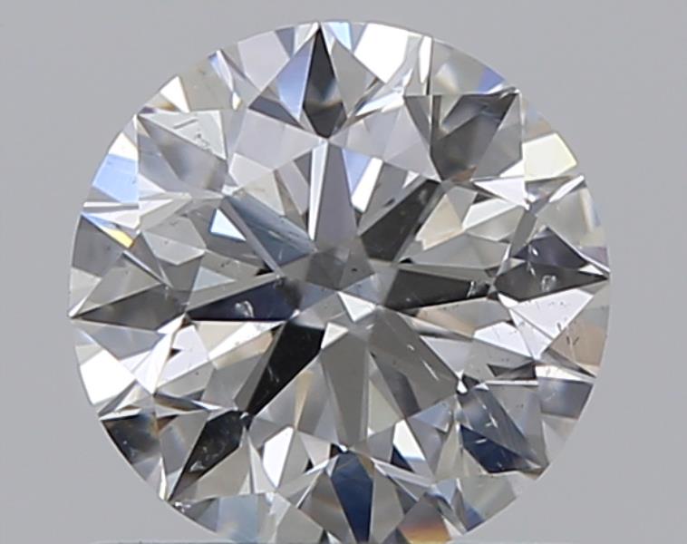 0.67 CaratE-SI2 EX Cut Round Diamond