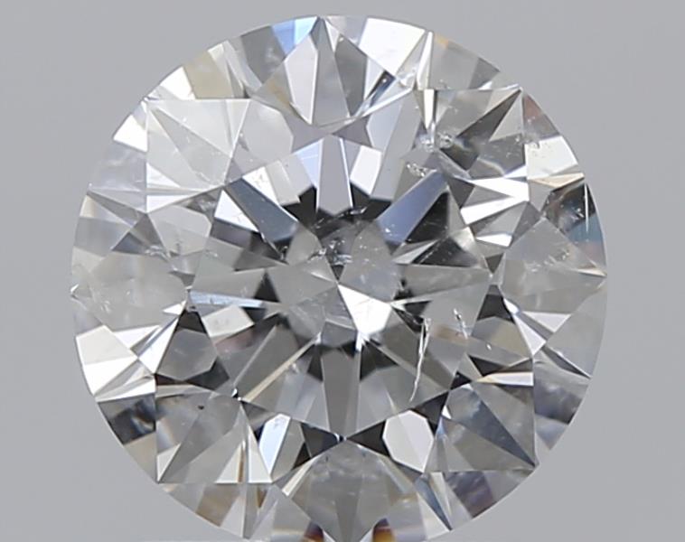 1.32 CaratF-SI2 EX Cut Round Diamond