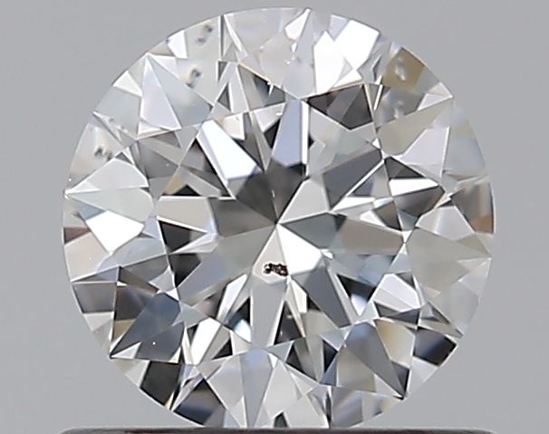 0.6 CaratF-SI1 EX Cut Round Diamond