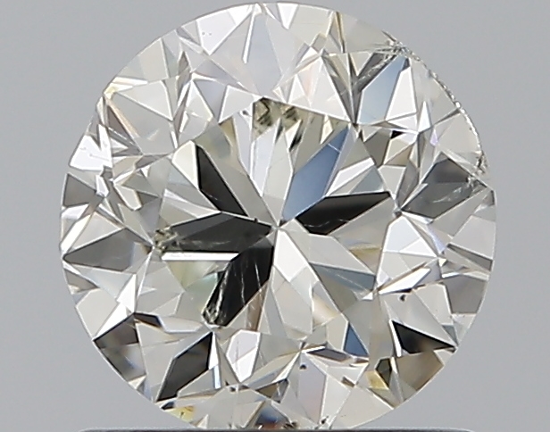 0.78 CaratJ-SI2 EX Cut Round Diamond
