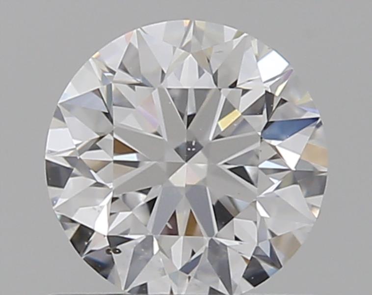 0.59 CaratD-SI1 EX Cut Round Diamond