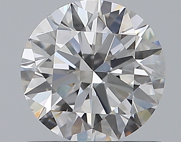 0.65 CaratE-VVS1 EX Cut Round Diamond