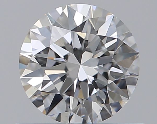 0.59 CaratF-SI1 EX Cut Round Diamond