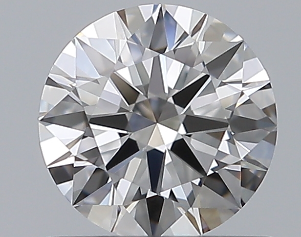 0.67 CaratF-VVS1 EX Cut Round Diamond