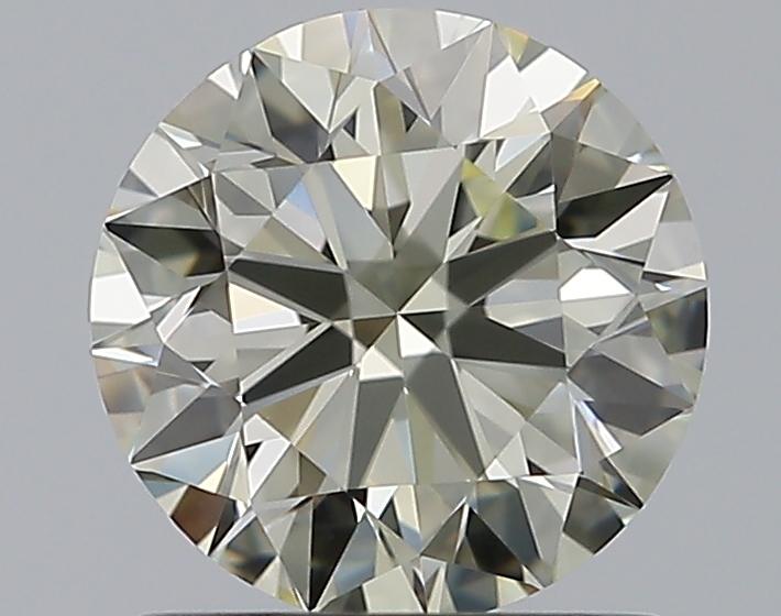 1 CaratO-P-VVS1 EX Cut Round Diamond
