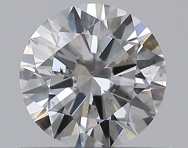 0.59 CaratG-SI1 EX Cut Round Diamond
