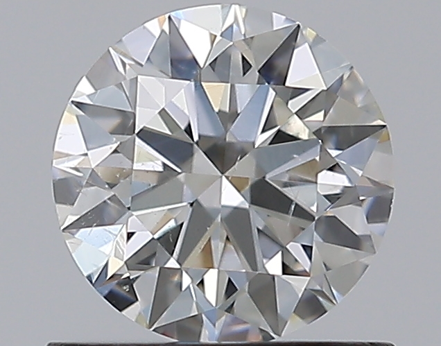 0.76 CaratI-SI1 EX Cut Round Diamond