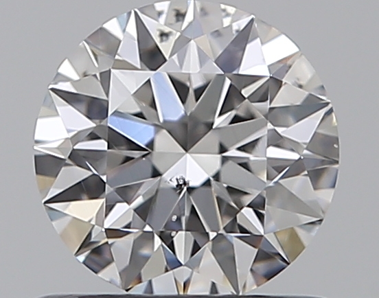 0.61 CaratE-SI1 EX Cut Round Diamond