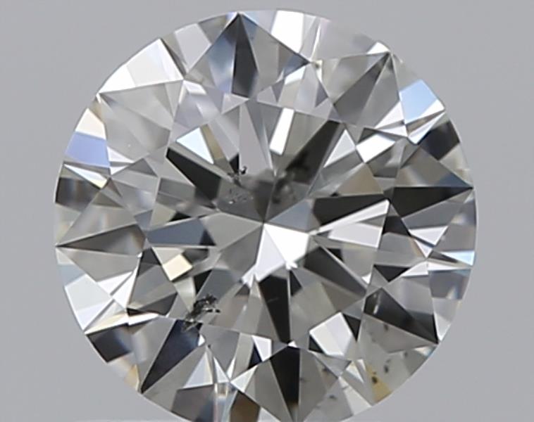 0.71 CaratJ-SI2 EX Cut Round Diamond