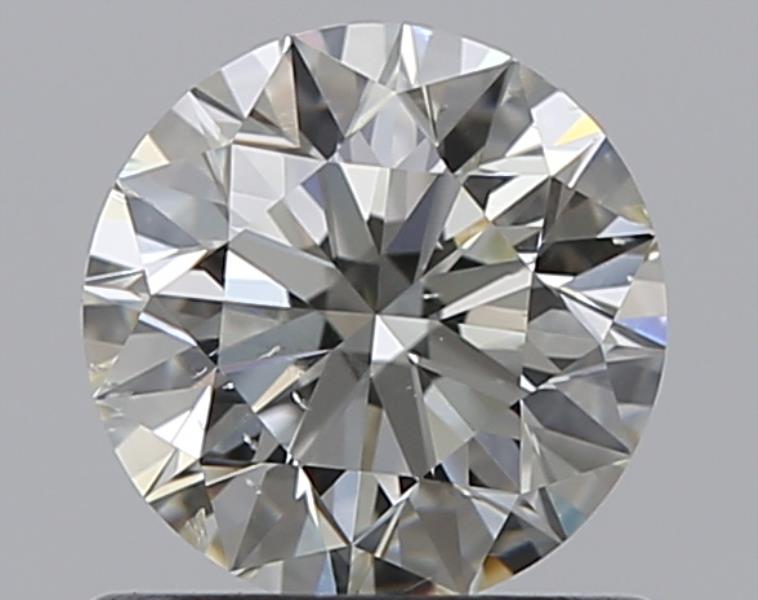 0.7 CaratJ-SI2 EX Cut Round Diamond