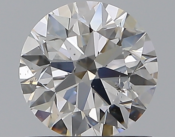 0.76 CaratG-SI2 EX Cut Round Diamond