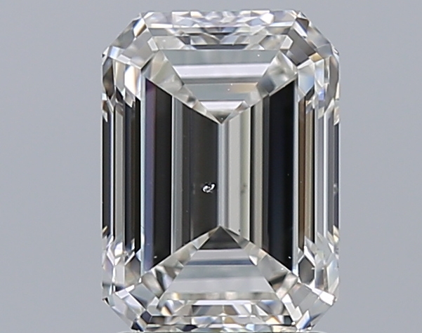 2 CaratG-SI1 - Cut Emerald Diamond