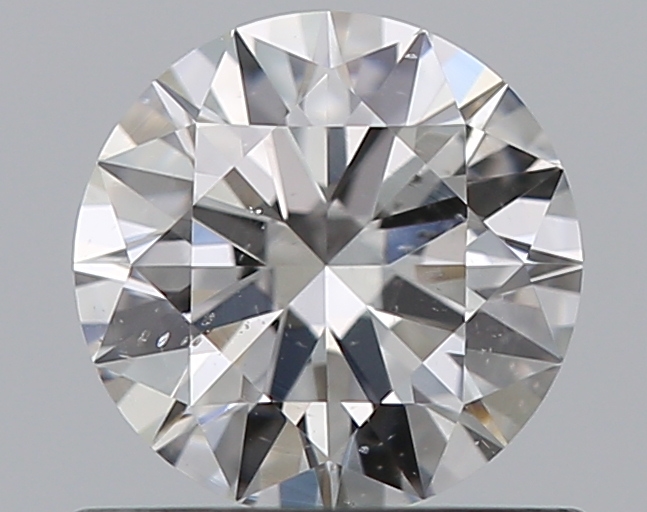 0.59 CaratF-SI1 EX Cut Round Diamond