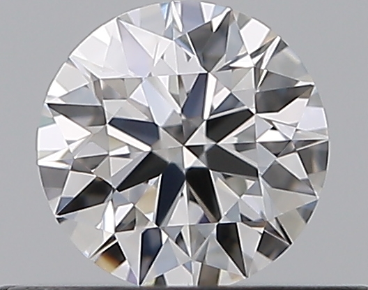 0.37 CaratD-VVS1 EX Cut Round Diamond