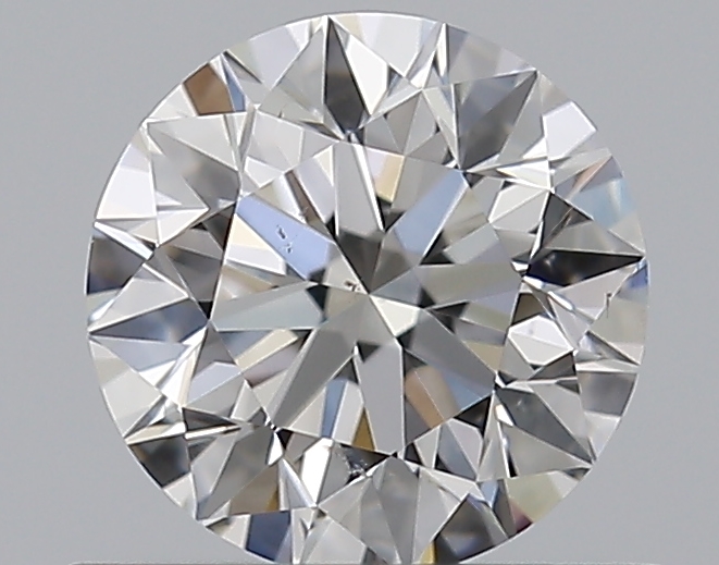 0.65 CaratF-SI1 EX Cut Round Diamond