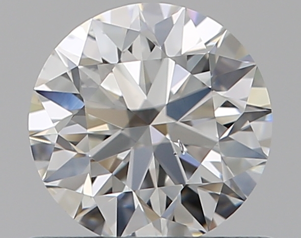 0.59 CaratG-SI1 EX Cut Round Diamond
