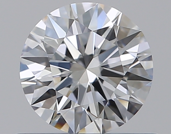 0.58 CaratD-IF EX Cut Round Diamond