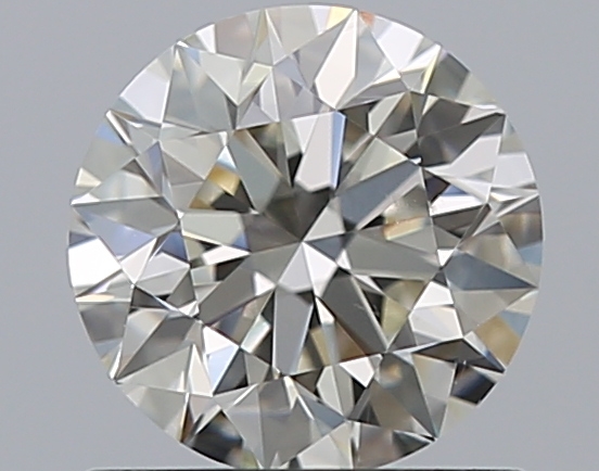 0.76 CaratJ-SI1 EX Cut Round Diamond